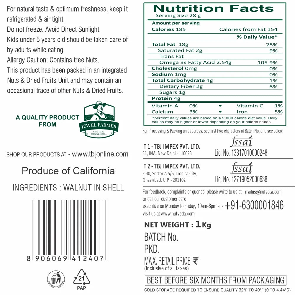 California Kaagazi Walnuts