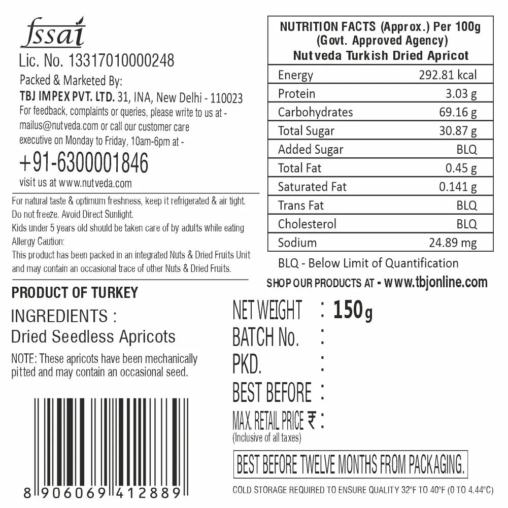Apricot - 150g