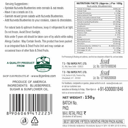 Blueberries - 150g