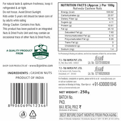 Cashews - 250g