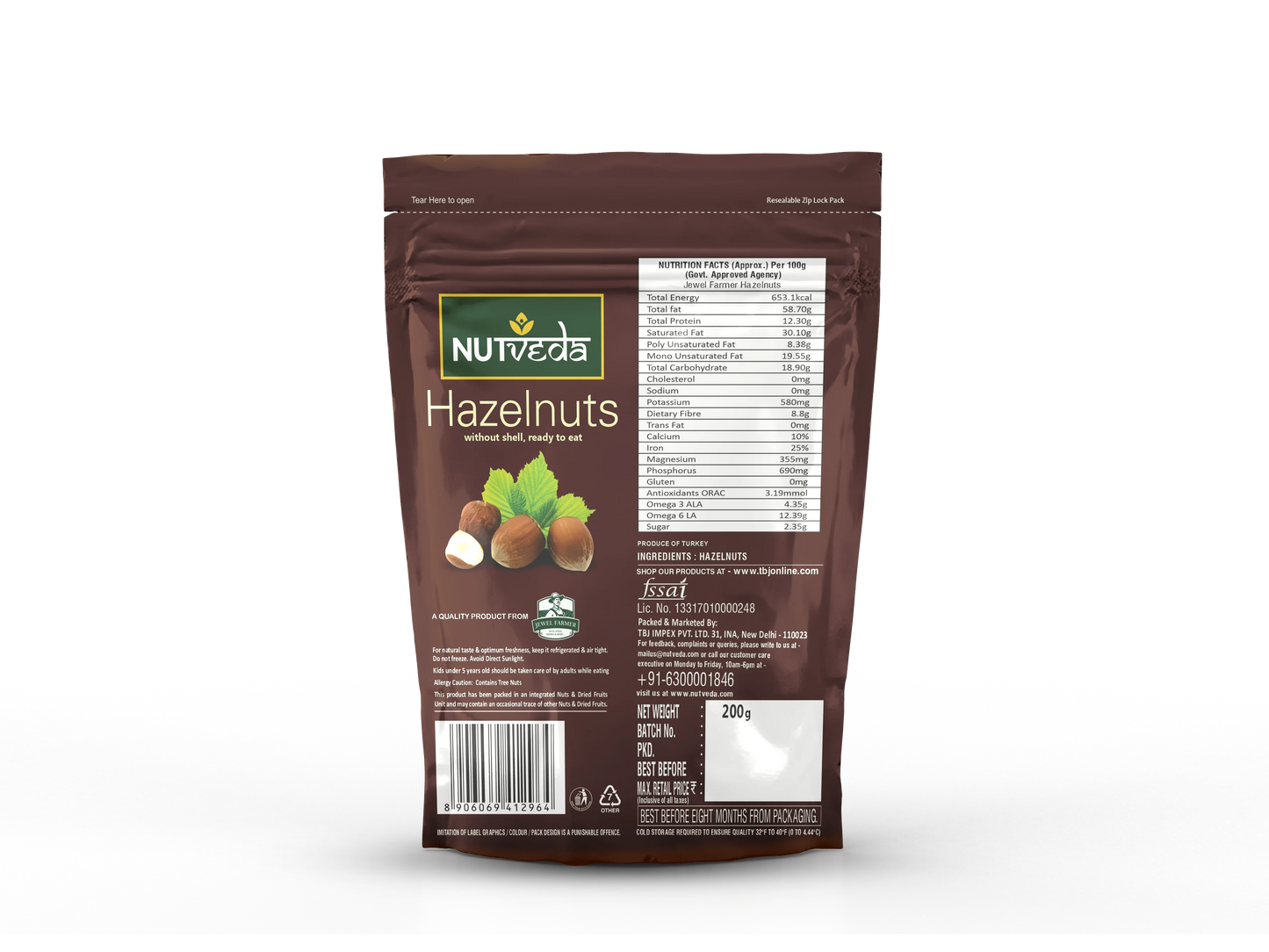 Hazelnuts - 200g