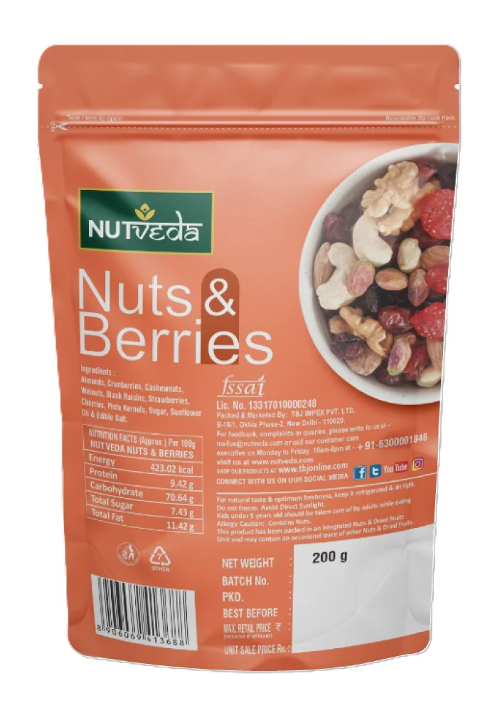 Nuts & Berries - 200g
