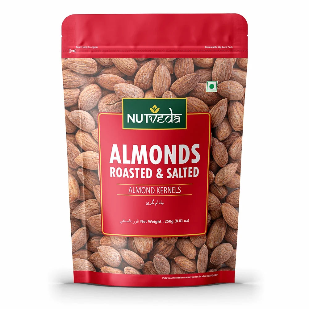 Roasted & Salted Almonds - 250g