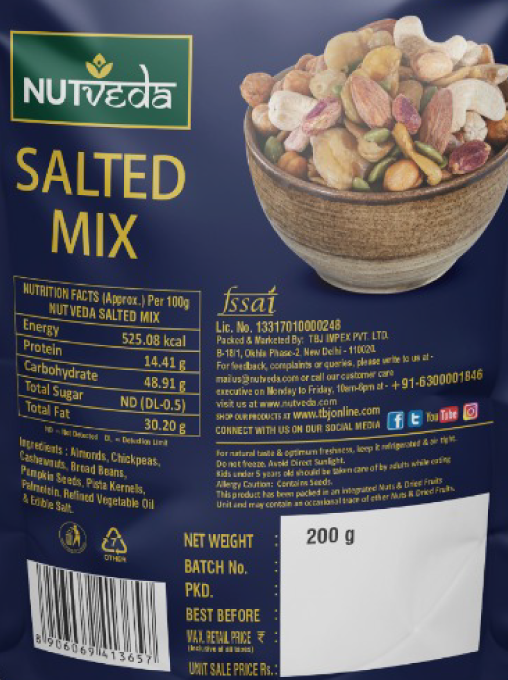 Salted Mix - 200g