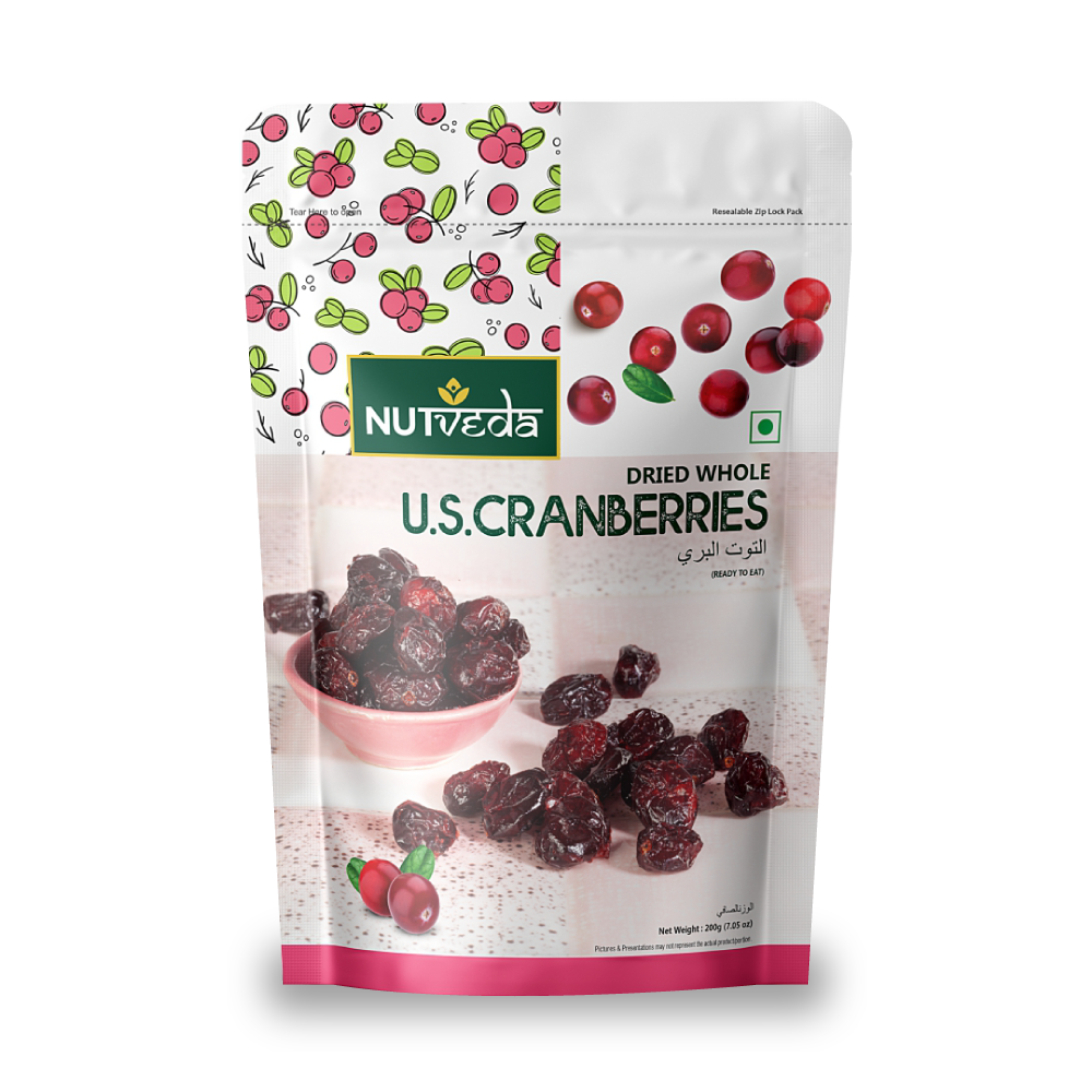 Dried U.S. Cranberries (Whole) 200g